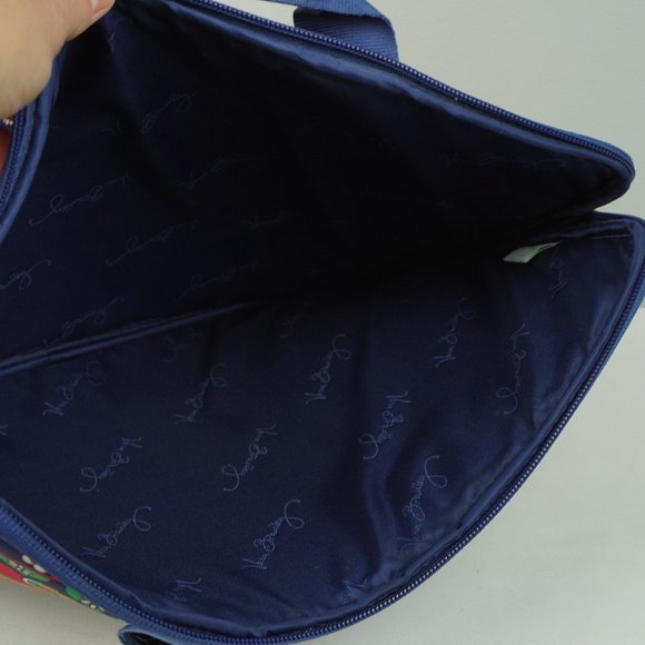 Vera Bradley Paisley Vibrant Colored Laptop Case with Handle Exterior Pocket - Picture 6 of 7